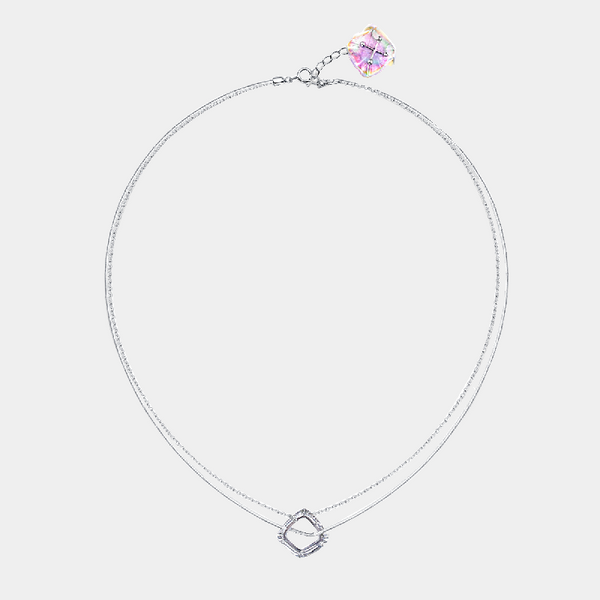 Aquatic Animals: Zircon Jelly Collarbone Chain