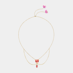 Aquatic Animals:  Zircon Jelly Necklace-Longer
