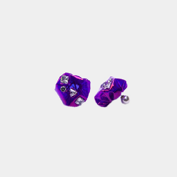 I am Emerging:  Jelly Artificial Crystal Ears Nail Four-Drill