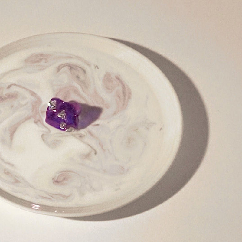 I am Emerging:  Jelly Artificial Crystal Ears Nail Four-Drill