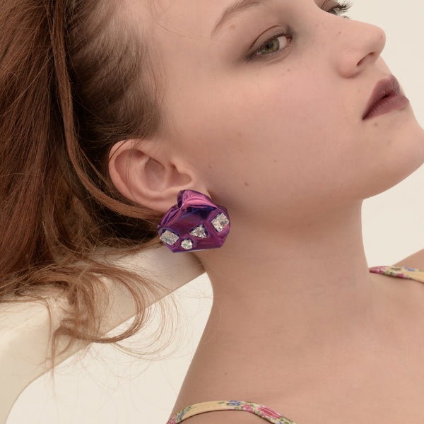 I am Emerging:  Jelly Artificial Crystal Ears Nail Four-Drill
